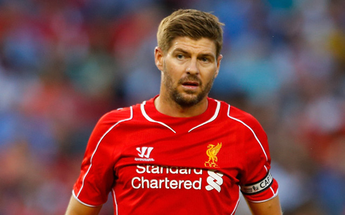 Steven Gerrard Liverpool captain in 2015