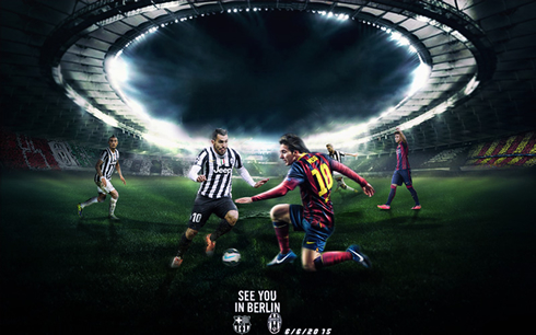 Barça vs Juventus in the UEFA Champions League final in 2015