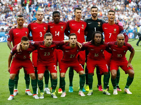 Portugal lineup vs France, in the EURO 2016 final