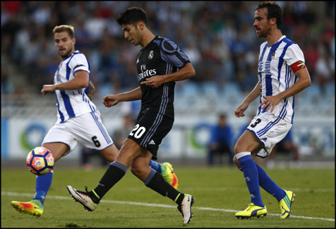Marco Asensio chip goal in Real Sociedad vs Real Madrid