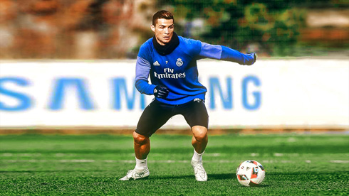 Cristiano Ronaldo training in 2017