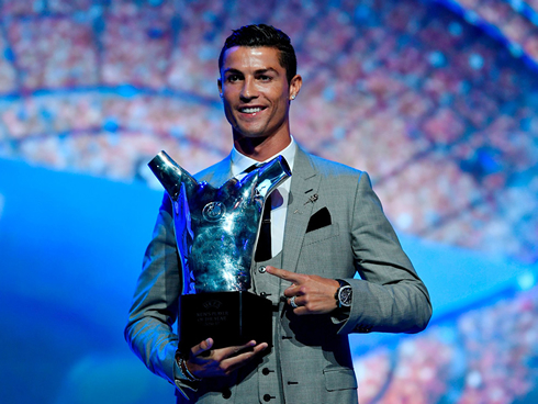Cristiano Ronaldo UEFA Best Player in Europe award 2016-2017