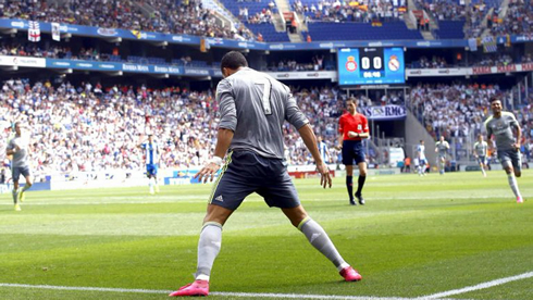 Cristiano Ronaldo found the back of the net against Espanyol last season