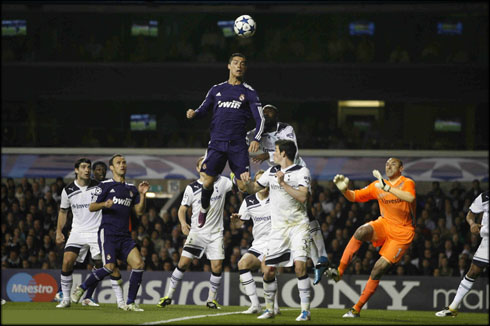 Cristiano Ronaldo amazing jump and header