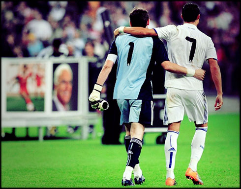 Ronaldo 2012 Real Madrid on Cristiano Ronaldo With Iker Casillas In Real Madrid  In 2011 2012