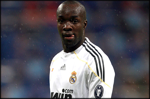 Lass Diarra playing for Real Madrid in 2011-2012
