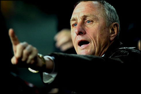 Johan Cruyff, Barcelona former player and Catalonia/Cataluña coach and manager