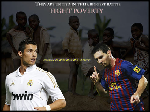 Cristiano Ronaldo and Lionel Messi united in their biggest battle: Fight children poverty