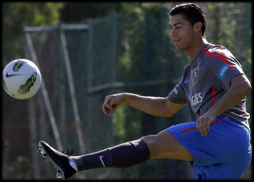 Cristiano Ronaldo testing top-secret Nike football boots