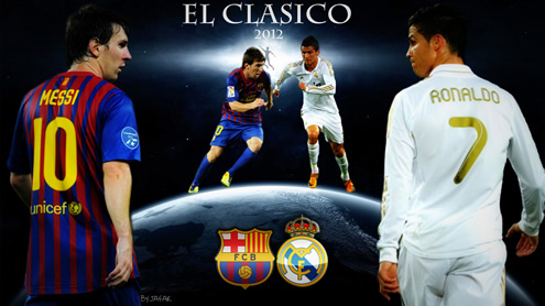 Lionel Messi and Cristiano Ronaldo wallpaper