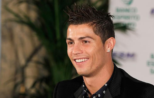 Cristiano Ronaldo Shoes on Cristiano Ronaldo Press Conference Interview Video  In The European