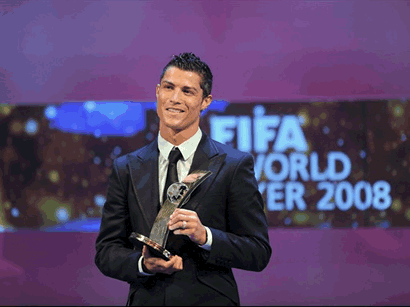 Cristiano Ronaldo FIFA World Player of the Year 2008