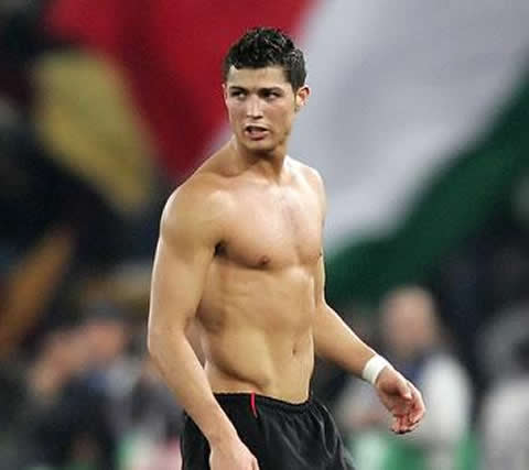 Cristiano Ronaldo body in Manchester United, in 2004-2005