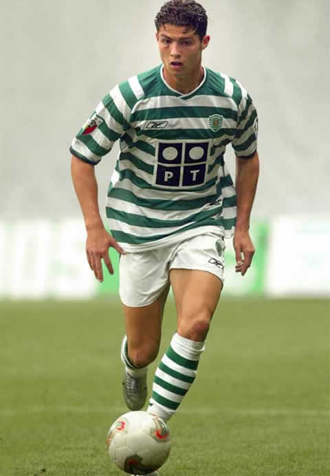 Cristiano Ronaldo body in Sporting CP