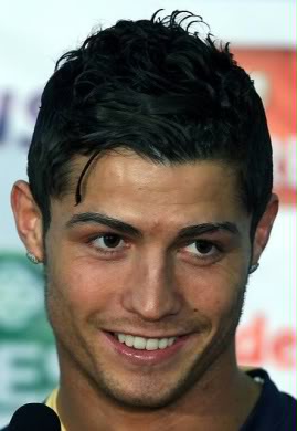 Cristiano Ronaldo haircut hairstlyle 