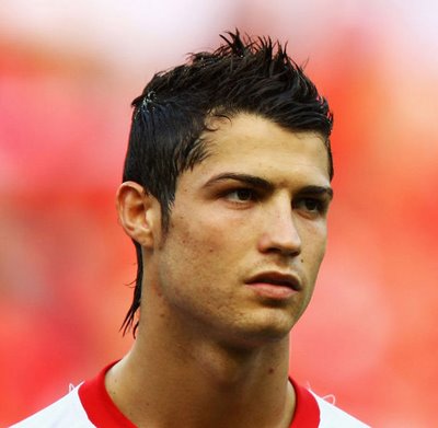 Cristiano Ronaldo hairstyle and haircut in Portugal