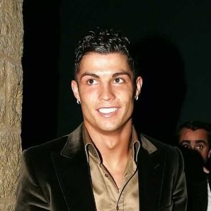 Cristiano Ronaldo hairstyle with gel in 2006