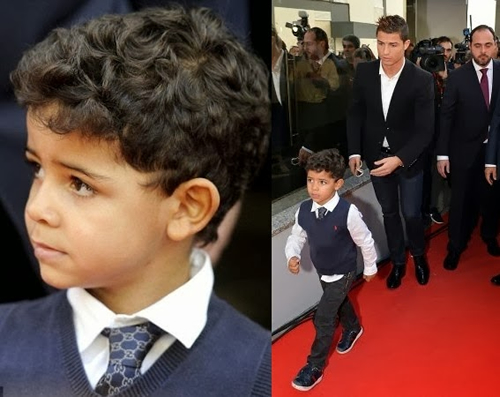 Cristiano Ronaldo son, Cristiano Junior in 2013