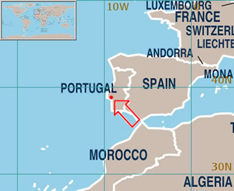 Portugal is an independent country and isn't a part of Spain