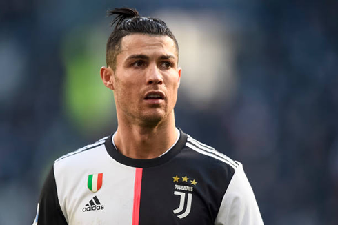 Cristiano Ronaldo ponytail hairstyle in 2020