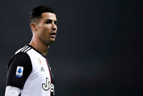 Cristiano Ronaldo with a new haircut in November of 2019
