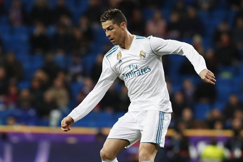 Cristiano Ronaldo in Real Madrid 3-1 Getafe, at the Santiago Bernabéu in March of 2018