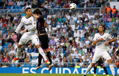 Cristiano Ronaldo header goal in Real Madrid vs Valladolid, for La Liga 2013