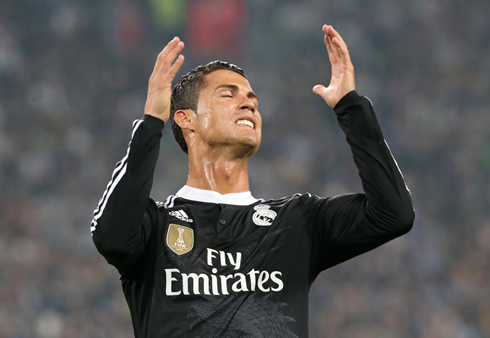 Cristiano Ronaldo disappointment in Juventus 2-1 Real Madrid
