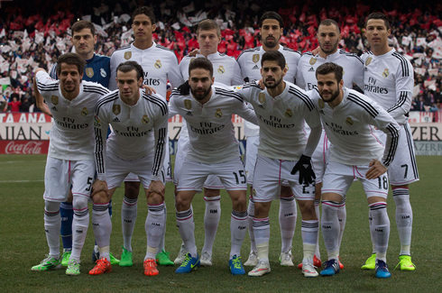 Real Madrid starting eleven for the derby against Atletico Madrid, on February 7 of 2015