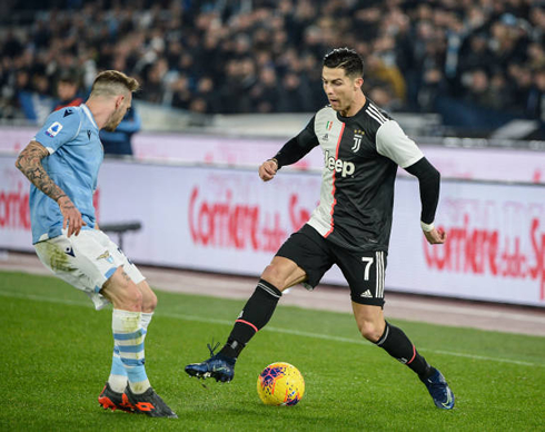 Cristiano Ronaldo stepovers in Lazio 3-1 Juventus