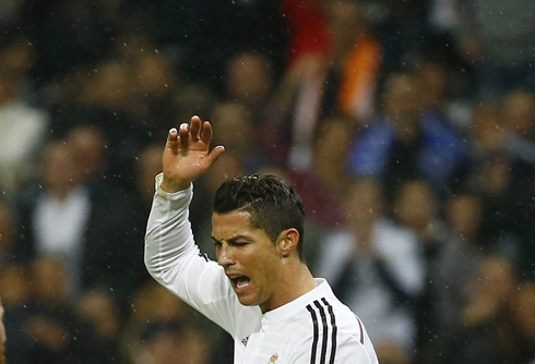 Cristiano Ronaldo frustration reaction in Real Madrid vs Rayo Vallecano
