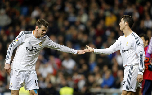 Cristiano Ronaldo and Gareth Bale, in Real Madrid 2014
