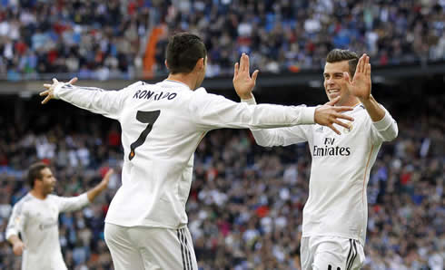Cristiano Ronaldo happy to see Gareth Bale playing on his side in Real Madrid 2013-2014