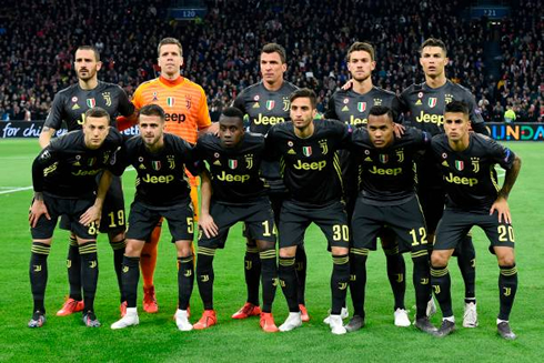 Cristiano Ronaldo in Juventus starting eleven at the Johan Cruyff Arena in Amsterdam