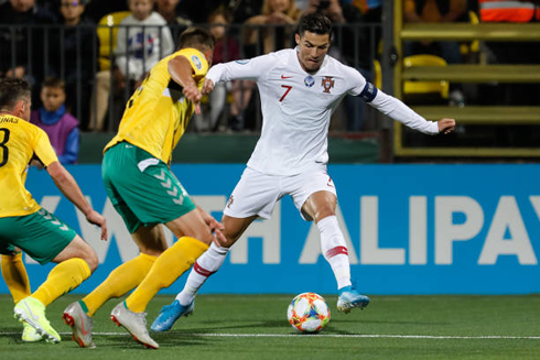 Cristiano Ronaldo in Lithuania 1-5 Portugal in 2019