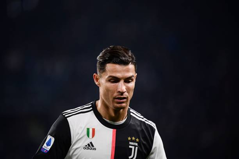 Cristiano Ronaldo wearing Juventus shirt in November of 2019