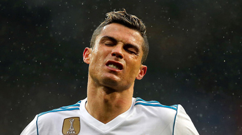 Cristiano Ronaldo frustration face after another Real Madrid loss