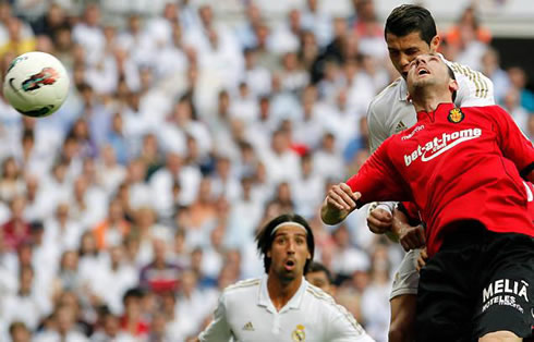 Cristiano Ronaldo header in Real Madrid vs Mallorca, in the Spanish League in 2012