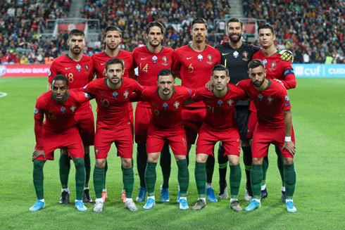 Cristiano Ronaldo in Portugal's starting eleven vs Lithuania, the EURO 2020 Qualifiers