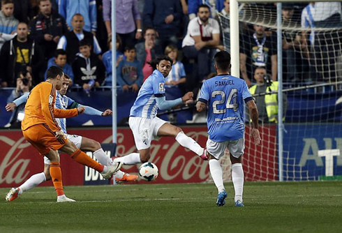 Cristiano Ronaldo right-foot winning goal in Malaga 0-1 Real Madrid