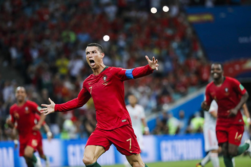 Cristiano Ronaldo score a hat-trick in Portugal 3-3 Spain for the FIFA World Cup 2018