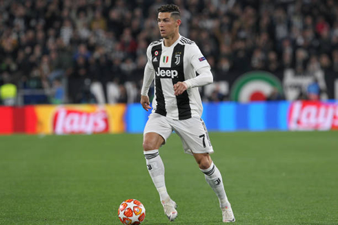 Cristiano Ronaldo leading Juventus attack in the Champions League in 2019