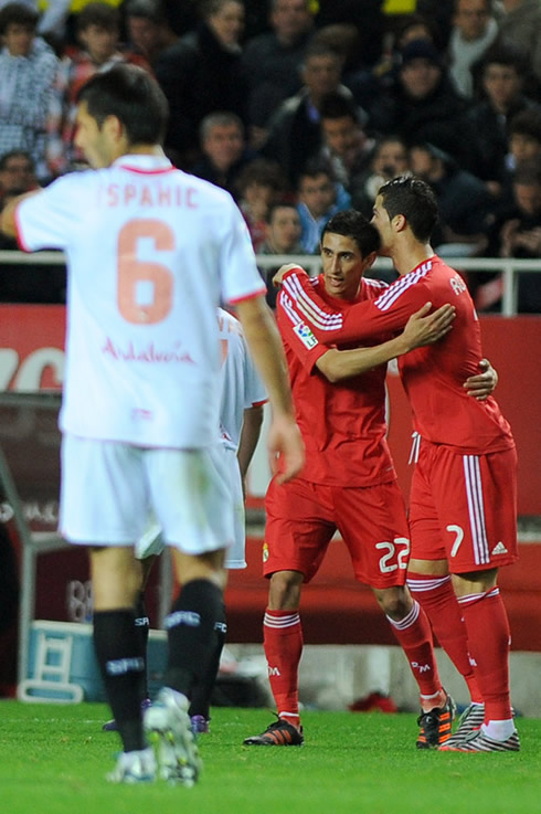 Cristiano Ronaldo and Angel Di María, for Real Madrid 2011-20122