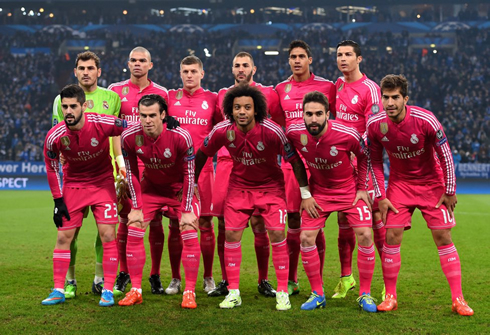 Real Madrid starting eleven ahead of the match against Schalke 04