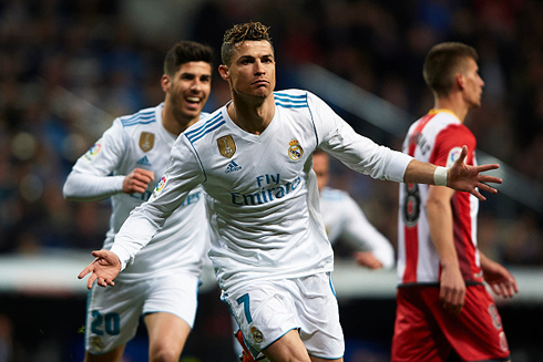 Cristiano Ronaldo scores a poker in Real Madrid 6-3 Girona in 2018