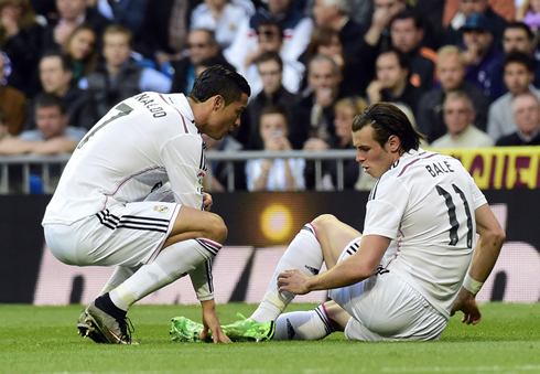 Cristiano Ronaldo worried about Gareth Bale injury
