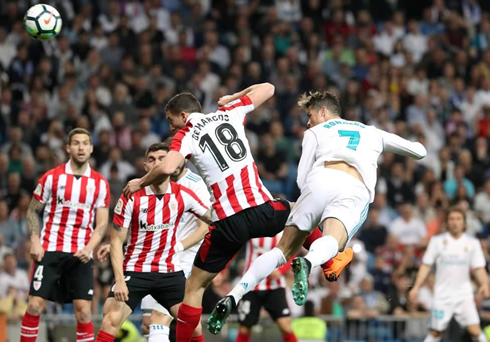 Cristiano Ronaldo header in Real Madrid vs Athletic Bilbao in La Liga in 2018