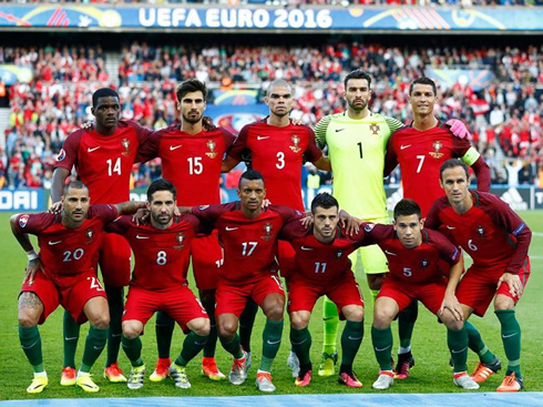 Portugal starting eleven against Austria, in the EURO 2016