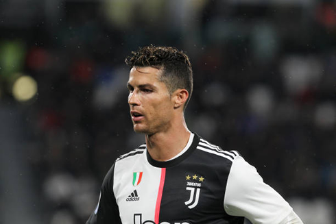 Cristiano Ronaldo in May of 2019, in Juventus vs Atalanta