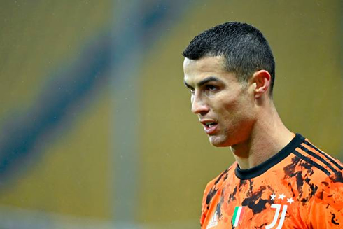Cristiano Ronaldo focus in Parma vs Juventus